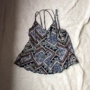 American Eagle patterned tank